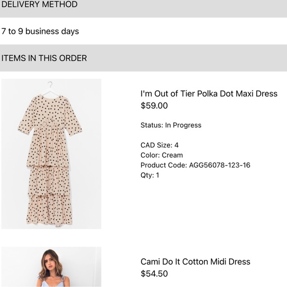 I'm Out of Tier Polka Dot Maxi Dress 2/30$ - Picture 4 of 4